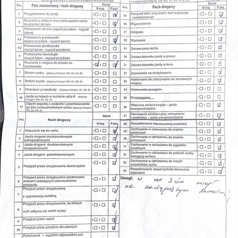 Sukcesy naszych kursantów - wynik egzaminu POZYTYWNY :)